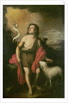 St. John with a Lamb by Bartolome Esteban Murillo