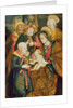 The Holy Family and the Three Magi by School German