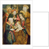 The Holy Family and the Three Magi by School German