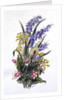 Bluebell posy with cowslips, dogroses and lily by Nell Hill