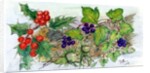 Log of Ivy, Holly and Hazelnuts by Nell Hill