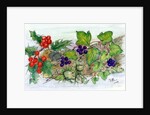 Log of Ivy, Holly and Hazelnuts by Nell Hill