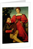 Venetian Lady and Lute Player by Italian School