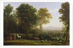 Landscape with Erminia in Discourse with the Old Man and his Sons by Claude Lorrain