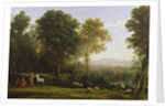 Landscape with Erminia in Discourse with the Old Man and his Sons by Claude Lorrain