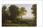 Landscape with Erminia in Discourse with the Old Man and his Sons by Claude Lorrain