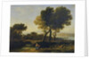Landscape with Apollo guarding the Cattle of Admetus and Mercury stealing them by Claude Lorrain (1600-82)