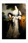 Juliana, Countess of Leicester with her eldest child Lady Julia Coke by Francis Grant