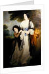 Juliana, Countess of Leicester with her eldest child Lady Julia Coke by Francis Grant