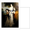 Juliana, Countess of Leicester with her eldest child Lady Julia Coke by Francis Grant