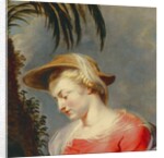 Return of the holy family from Egypt, detail of the Virgin Mary by Peter Paul Rubens