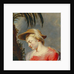 Return of the holy family from Egypt, detail of the Virgin Mary by Peter Paul Rubens