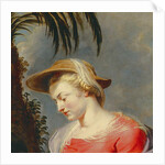 Return of the holy family from Egypt, detail of the Virgin Mary by Peter Paul Rubens