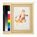 Male Figure with garland of leaves by Pietro Santi Bartoli