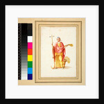 Large design of a wall with paintings. by Pietro Santi Bartoli