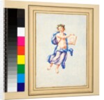 Male figure hovering by Pietro Santi Bartoli