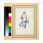 Male figure hovering by Pietro Santi Bartoli