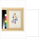 Male figure hovering by Pietro Santi Bartoli