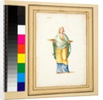 Female figure on pedestal by Pietro Santi Bartoli