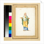 Female figure on pedestal by Pietro Santi Bartoli