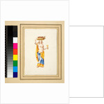 Large design of a wall with paintings. by Pietro Santi Bartoli