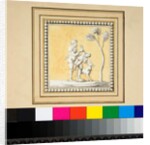 Three silver panels from the front of a wooden chest by Pietro Santi Bartoli