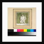 Three silver panels from the front of a wooden chest by Pietro Santi Bartoli