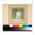 Three silver panels from the front of a wooden chest by Pietro Santi Bartoli