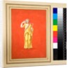 Female figure in yellow, bow and arrow in right hand by Pietro Santi Bartoli