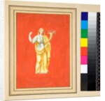 Female figure on red ground by Pietro Santi Bartoli