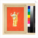 Female figure on red ground by Pietro Santi Bartoli