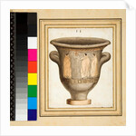 A red figured vase by Pietro Santi Bartoli