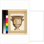 A red figured vase by Pietro Santi Bartoli