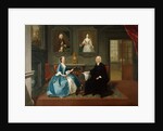 Reverend Streynsham Master and his wife, Margaret of Croston, Lancashire, 1743-44 by Arthur Devis