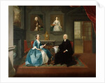 Reverend Streynsham Master and his wife, Margaret of Croston, Lancashire, 1743-44 by Arthur Devis