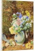 Pale Blue China Jug with Heaths and Small Flowers, c.1860 by William Henry Hunt