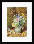 Pale Blue China Jug with Heaths and Small Flowers, c.1860 by William Henry Hunt