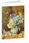 Pale Blue China Jug with Heaths and Small Flowers, c.1860 by William Henry Hunt