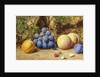 Black Grapes, Peaches, Apricots and Raspberries, c.1860 by William Henry Hunt