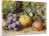 Black Grapes, Quince, and Newtown Pippin, 1861 by William Henry Hunt