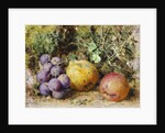 Black Grapes, Quince, and Newtown Pippin, 1861 by William Henry Hunt
