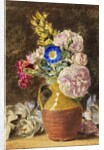Mixed Flowers in a Brown and Fawn Jug, c.1860 by William Henry Hunt