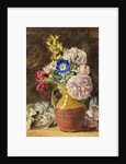Mixed Flowers in a Brown and Fawn Jug, c.1860 by William Henry Hunt