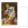 Mixed Flowers in a Brown and Fawn Jug, c.1860 by William Henry Hunt