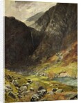 Styhead Pass, Borrowdale, 1854 by Alfred William Hunt