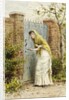 Girl at a Gate by George Goodwin Kilburne