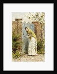 Girl at a Gate by George Goodwin Kilburne