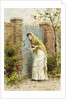 Girl at a Gate by George Goodwin Kilburne