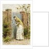 Girl at a Gate by George Goodwin Kilburne