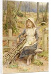 The Wood Gatherer, c.1880 by Henry James Johnstone